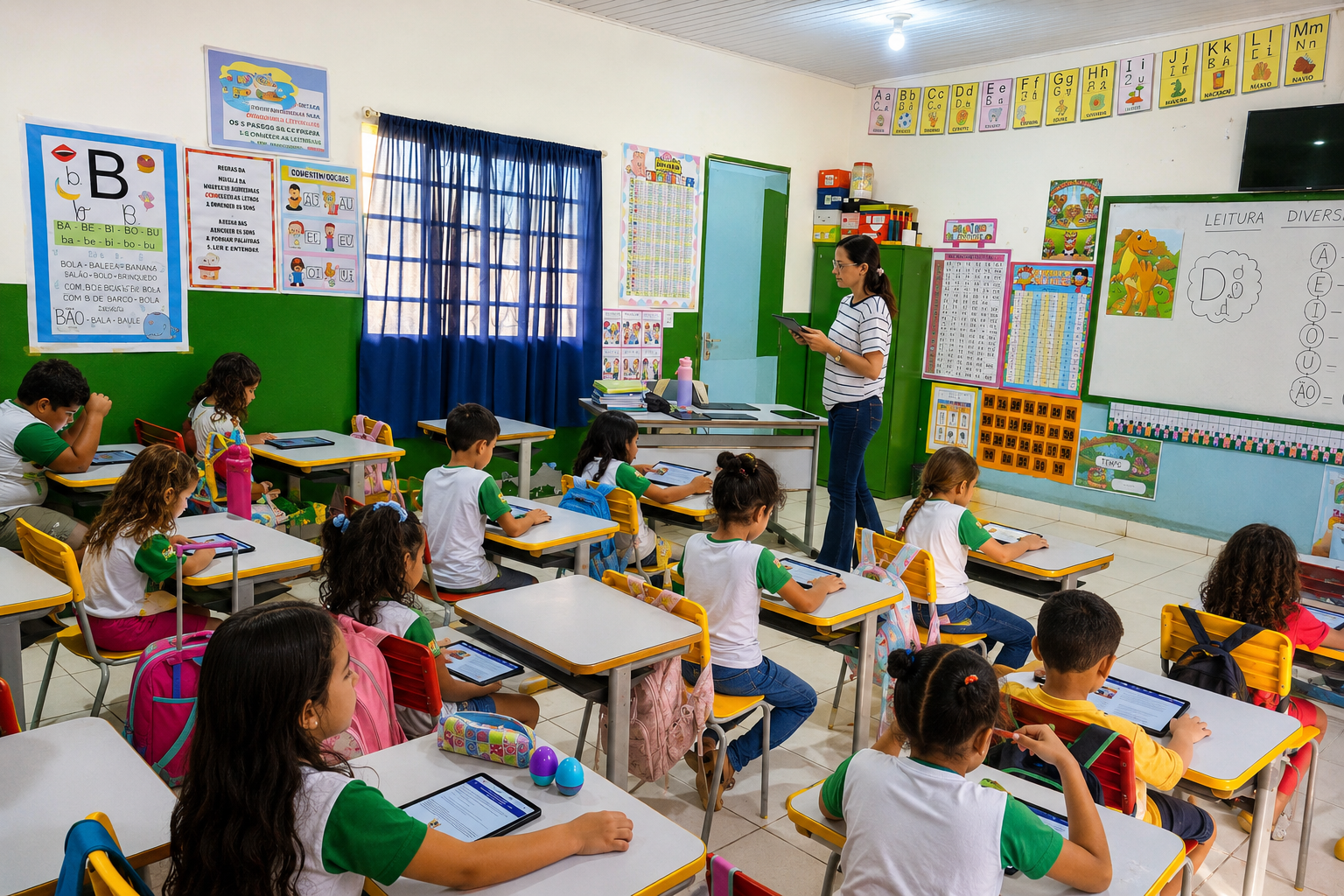 Rede Municipal utiliza tablets na realização de avaliações do 1º ao 5º ano